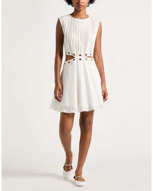 Sandro White Mini Dress