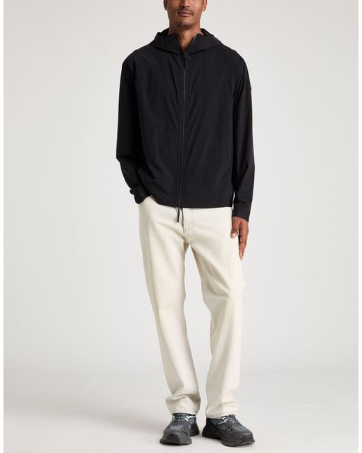 Moncler Black Jacket Polyamide, Elastane for men