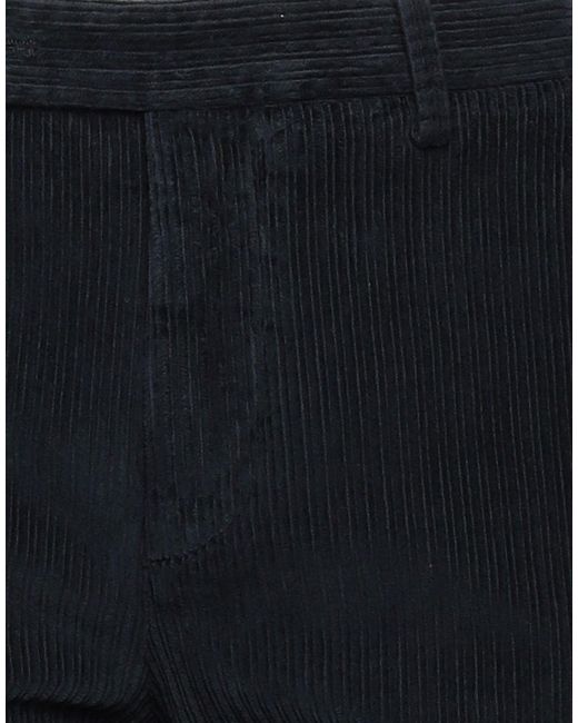 SPARVIERI Blue Midnight Pants Cotton, Elastane for men
