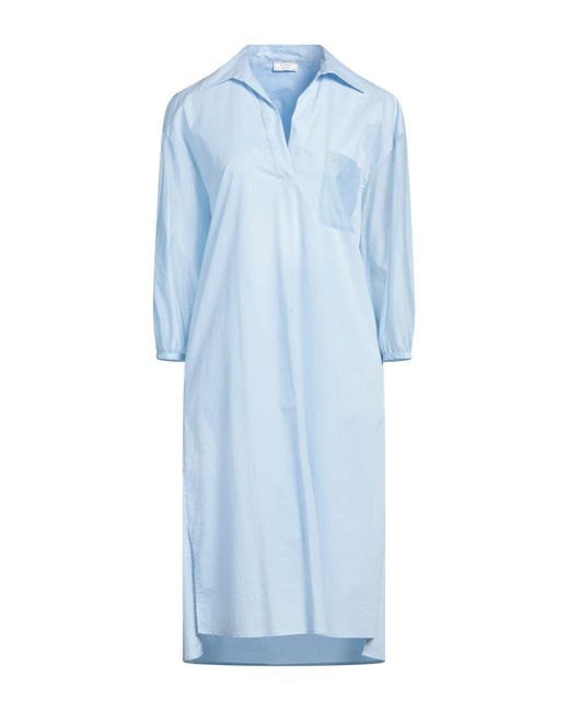 Peserico Blue Midi-Kleid
