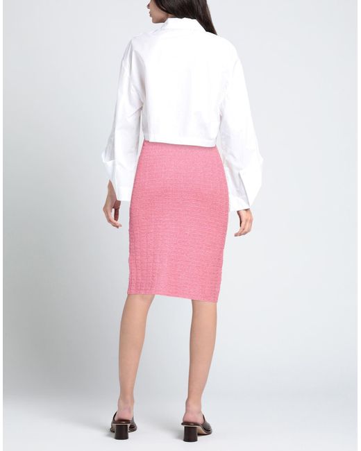 Karl Lagerfeld Pink Midi Skirt