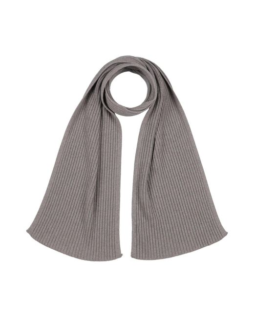 Gran Sasso Gray Scarf for men