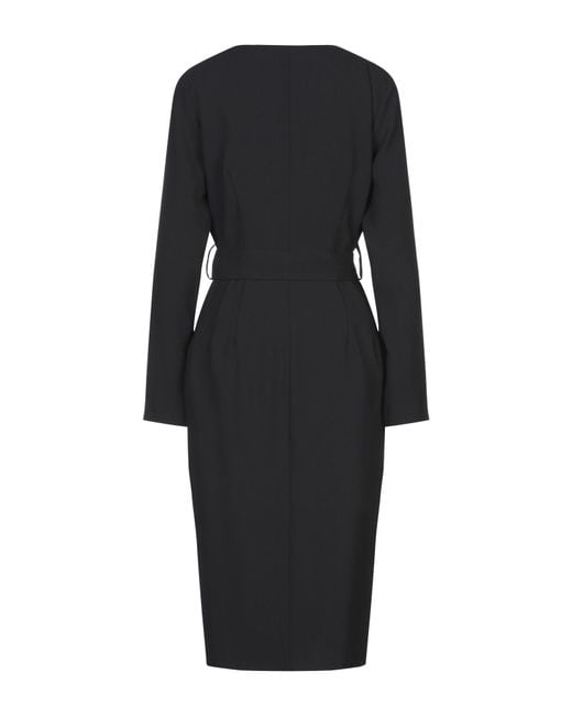 Pinko Black Midi Dress
