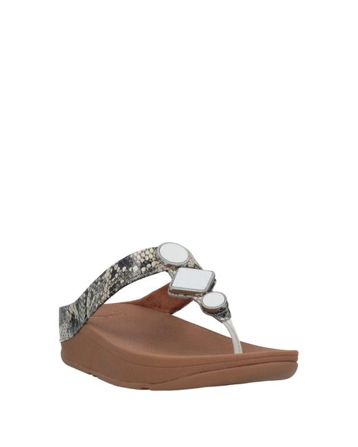 Fitflop Brown Toe Post Sandals
