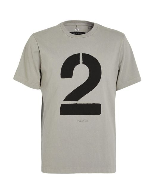 Rag & Bone T-Shirts in Gray für Herren
