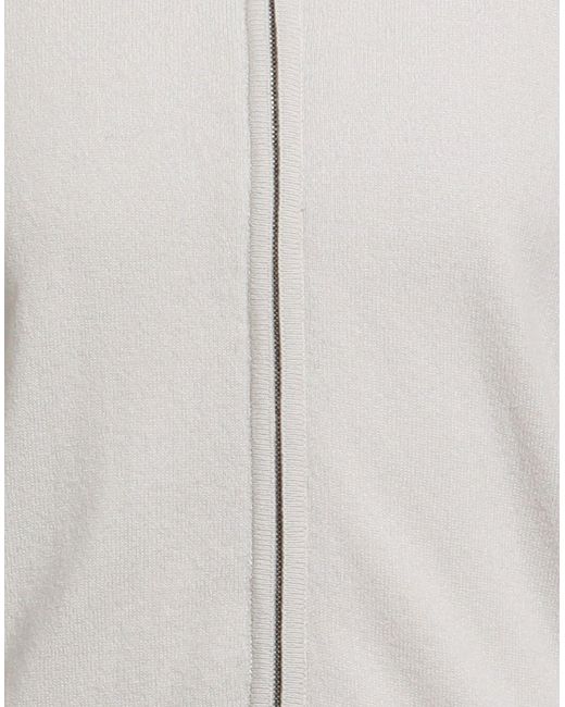 Moorer White Light Cardigan Cashmere for men