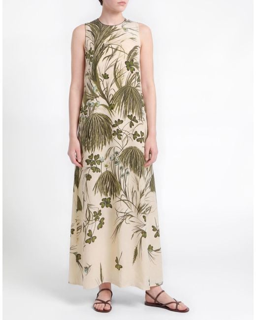 F.R.S For Restless Sleepers Natural Maxi Dress Viscose, Silk