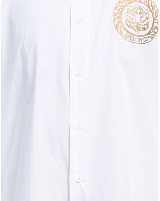 Just Cavalli Hemd in White für Herren
