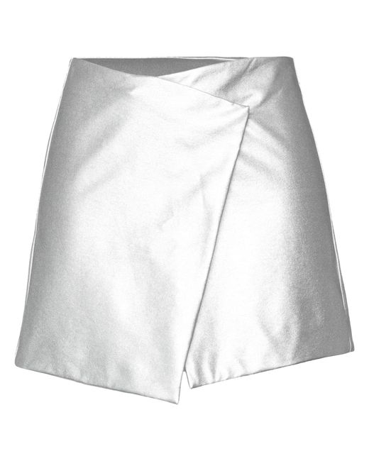 ALESSANDRO VIGILANTE Gray Mini Skirt