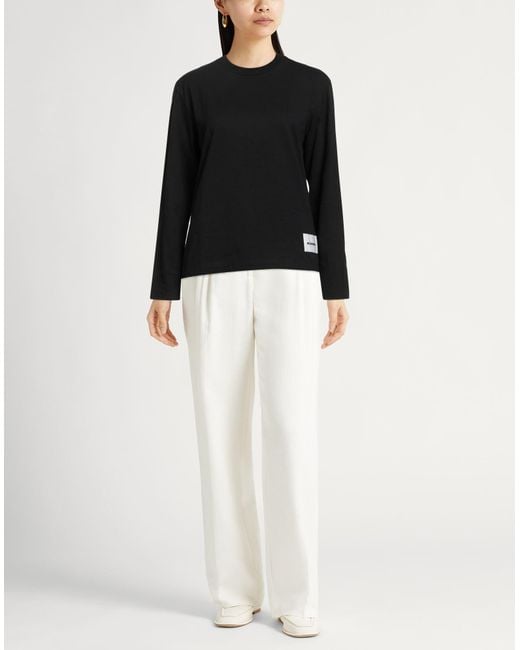 T-Shirt di Jil Sander in Black
