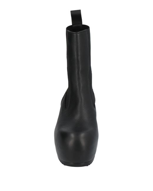 Rick Owens Black Ankle Boots