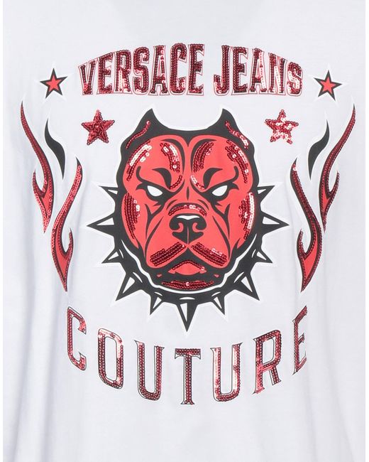 T-shirt Versace pour homme en coloris White