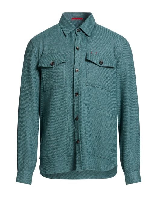Isaia Green Shirts for men