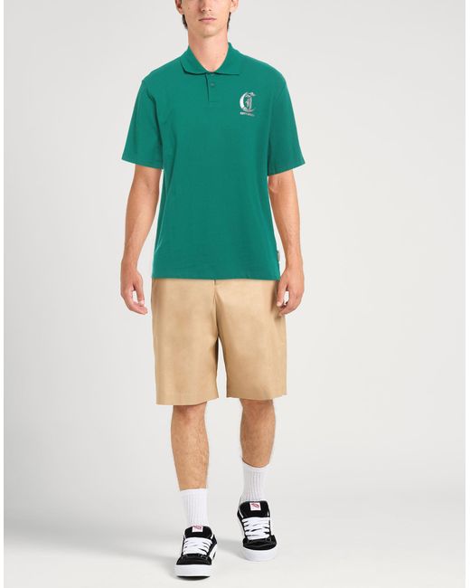 Just Cavalli Green Polo Shirts for men
