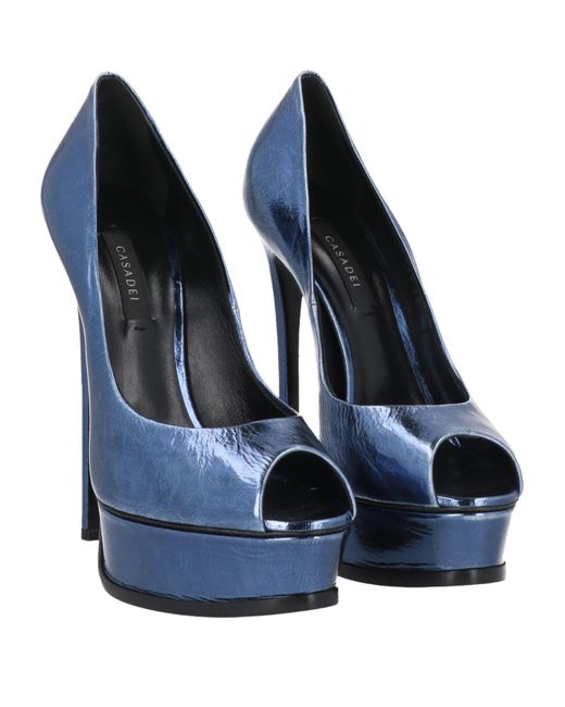 Casadei Blade 125mm heeled pumps - Blue