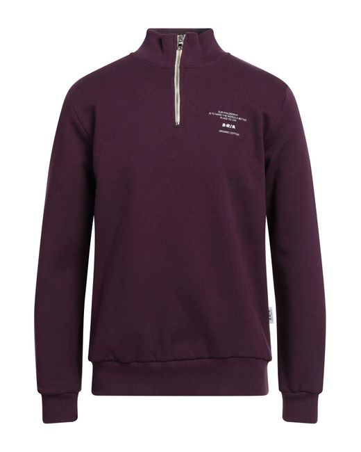 Berna Purple Sweatshirt for men
