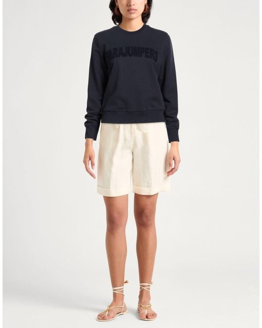 Parajumpers Blue Sweatshirt Cotton