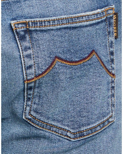 Moorer Blue Jeans Cotton, Elastane for men