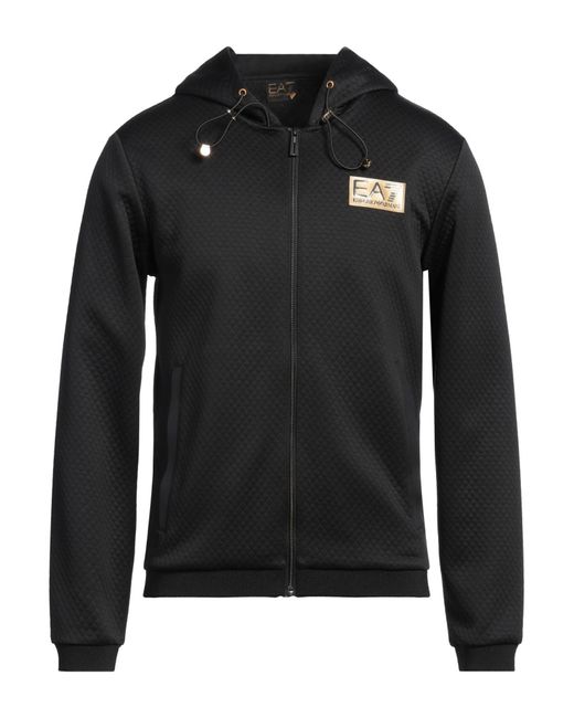 EA7 Black Sweatshirt for men