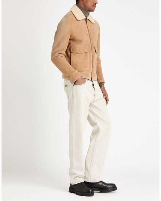 Salvatore Santoro Natural Shearling & Teddy for men