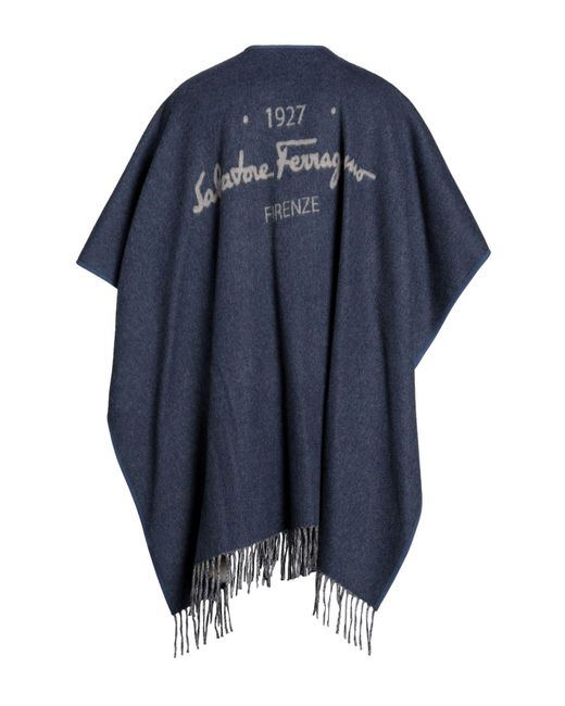 Ferragamo Blue Cape