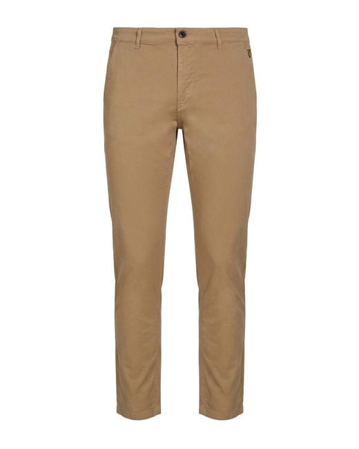 Lyle & Scott Natural Pants Cotton, Elastane for men