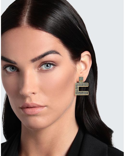 Elisabetta Franchi Metallic Earrings Metal