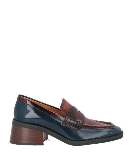 Tod's Blue Midnight Loafers Leather