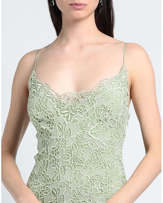 Ermanno Scervino Green Midi-Kleid
