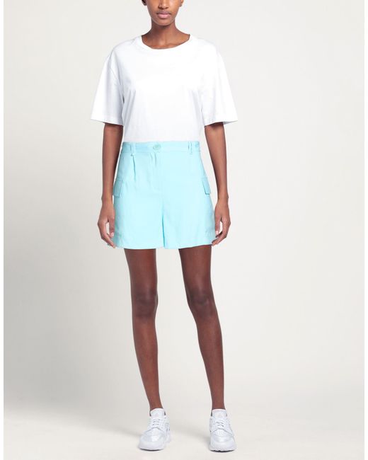 Suoli Blue Shorts & Bermuda Shorts Viscose, Polyester