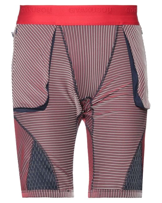 Nike Red Shorts & Bermuda Shorts Polyester, Elastane for men