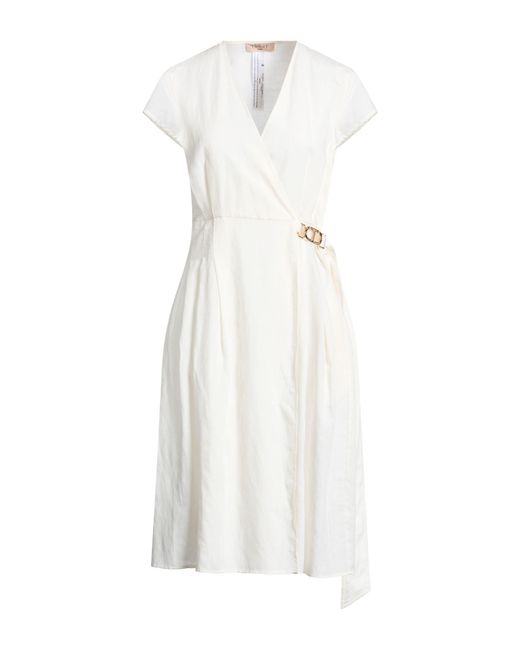 Twinset White Midi Dresses