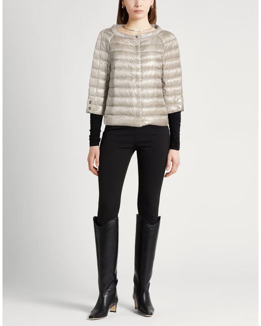 Herno White Light Puffer Polyamide
