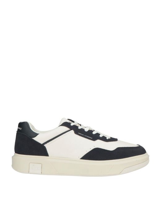 ARMANI EXCHANGE Multicolor Sneakers Polyester, Polyurethane, Cow Leather for men