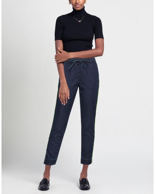 Jacob Cohen Blue Pants Cotton, Polyester, Elastane
