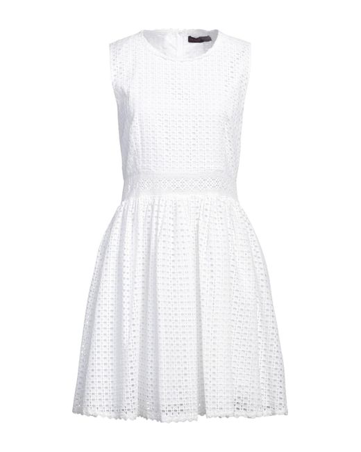Trussardi White Mini Dress