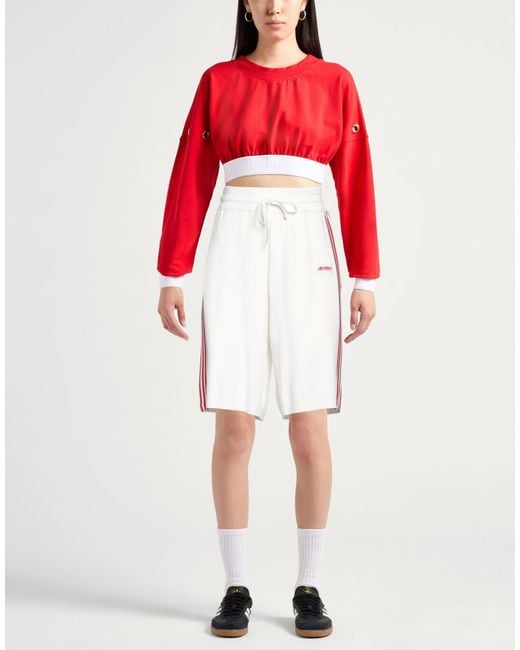 Autry White Shorts & Bermuda Shorts