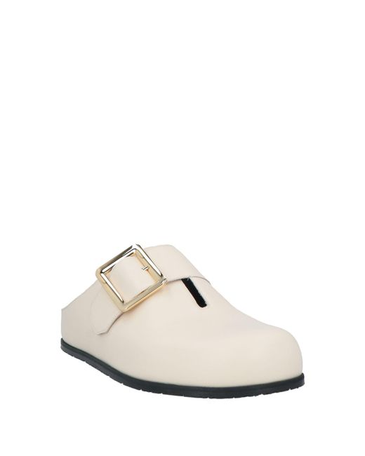 Bally White Mules & Clogs