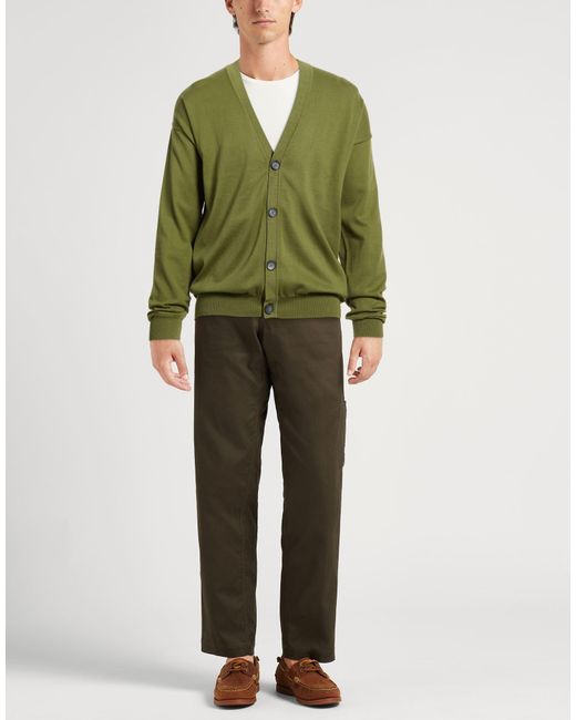 Alpha Studio Green Cardigan Cotton for men