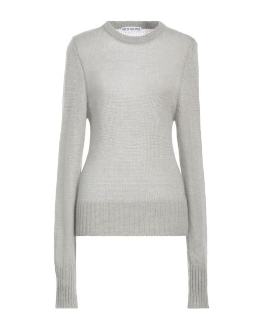 Pullover FACE TO FACE STYLE en coloris Gray