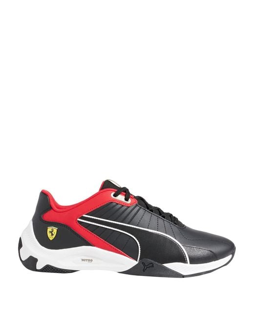 PUMA x FERRARI Black Sneakers Polyester for men