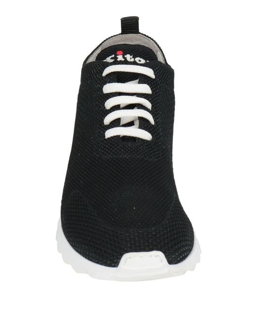 Kiton Black Trainers for men