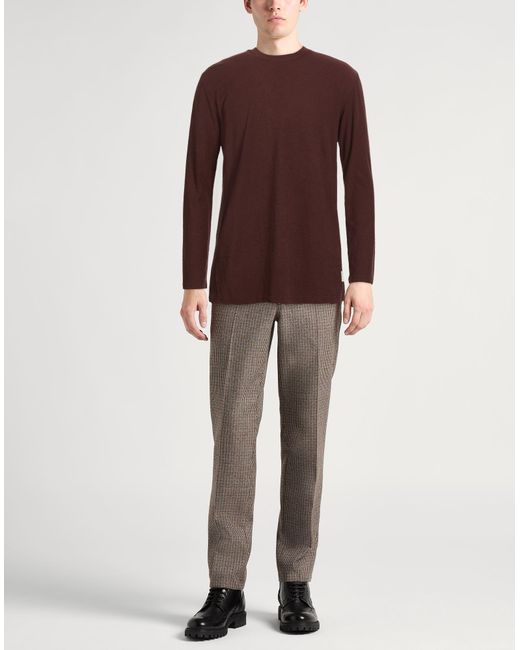 Crossley Brown T-Shirt Cotton, Cashmere for men