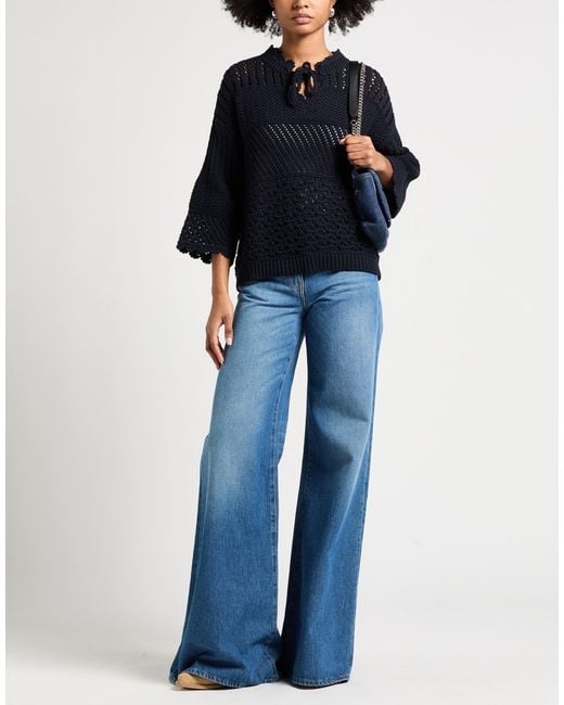 Repeat Cashmere Blue Sweater Cotton