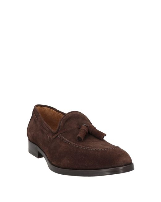 Testoni Brown Loafers Calfskin for men