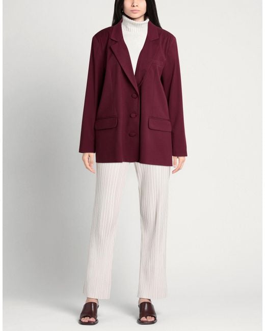 ACTUALEE Purple Blazers