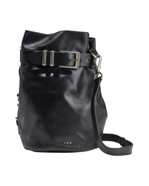 IRO Black Cross-Body Bag Lambskin
