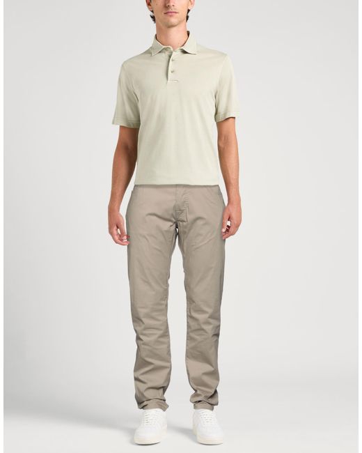 Jacob Cohen Gray Pants Cotton, Polyamide, Elastane for men