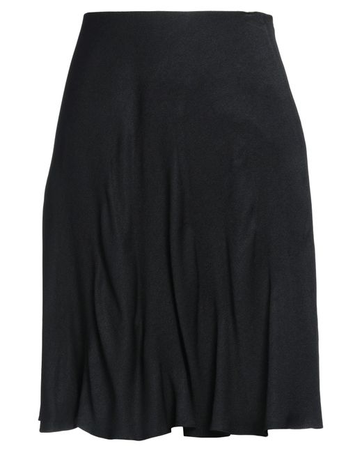 The Row Black Midi Skirt