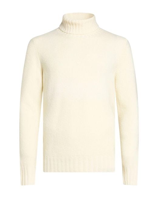 Gran Sasso White Turtleneck for men